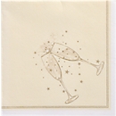 Serviettes Papstar "ROYAL Collection", ¼ de pli, 400 x 400 mm, 20 pièces, or