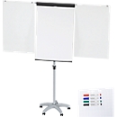 Set avantageux : Flipchart MAULstandard - avec pied en étoile et roulettes -  inclus : 1 bloc de papier et 4 marqueurs