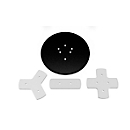 Set d'assemblage pour cloison acoustique Paperflow®, 3 pièces, transparent