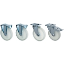 Set of fixed and swivel castors for BKM, load capacity 450 kg, 850 kg