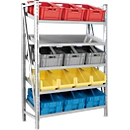 Shelf, inclined, for shelves R 7000, D 400 x W 1283 mm