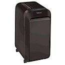 Shredder Fellowes® Microshred LX 221, micro particle cut 2 x 12 mm, P-5, 30 l, 20 sheets cutting capacity, with rollers, black