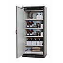 Sicherheitsschrank Typ 30 asecos Q-CLASSIC-30, Flügeltür, Anschlag links, Front Sicherheitsgelb, B 864 x T 620 x H 1947 mm