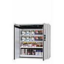 Sicherheitsschrank Typ 90 asecos S-PEGASUS-90, Flügeltüren mit Schliess-Automatik, Einhandbedienung, Front Lichtgrau, B 1196 x T 616 x H 1298 mm