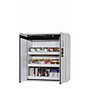 Sicherheitsschrank Typ 90 asecos S-PEGASUS-90, Flügeltüren mit Schließ-Automatik, Einhandbedienung, Front Lichtgrau, B 1196 x T 616 x H 1298 mm