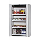 Sicherheitsschrank Typ 90 asecos S-PHOENIX touchless-90, vollautomatische Falttüren mit Sensor, Front Lichtgrau, B 1196 x T 616 x H 1968 mm