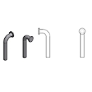 Sicherungsstift für Palettenregal PR600, ⌀ 8 mm, Stahl, verzinkt