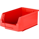Sichtlagerkasten SSI Schäfer LF 321, Polypropylen, L 343 x B 209 x H 145 mm, 7,5 l, rot