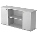 Sideboard ULM, H. 840 x l. 1661 x P 448 mm, gris clair