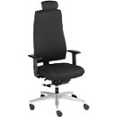 Siège de bureau GOAL 322G Interstuhl, mécanisme synchrone, avec accoudoirs, durée d'assise de 8 heures et +, avec repose-tête