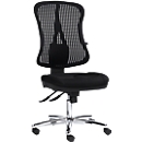 Siège de bureau HEAD POINT Topstar, mécanisme synchrone, sans accoudoirs, dossier 3D haut en filet, assise galbée