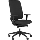 Siège de bureau MONICO OS 2450, mécanisme synchrone, avec accoudoirs, durée d'assise de 8 heures et +, plastique