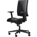 Siège de bureau Navigo Air-Care NowyStyl, avec accoudoirs, mécanisme synchrone, siège multicouche avec coussin d'air, fonction anti-choc, noir