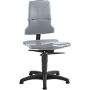 Siège de bureau SINTEC 2 bimos, contact permanent avec inclinaison réglable/profondeur ajustable, siège ortho, sans accoudoirs, avec patins