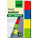 SIGEL adhesive strips, transparent