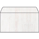 Sigel enveloppen met reliëf hout, past bij structuurpapier, lang, 50 stuks
