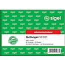 sigel® kwitanties met btw-certificaat SD021, A6 liggend, 2 x 40 vellen, zelfkopiërend
