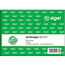 sigel® Quittungen mit MWSt.-Nachweis QU615, DIN A6 quer, 50 Blatt