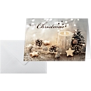 Sigel Weihnachtskarten-Set "Christmas Candle", A6, 25 + 25 Umschläge
