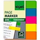 Signets auto-adhésifs SIGEL, film transparent