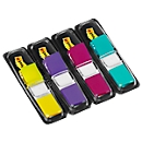 Signets Mini 683-4AB Post-it, jaune citron, violet, rose, turquoise