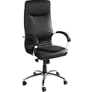 Silla de dirección Xeros XXL de Nowy Styl, con reposabrazos, negra