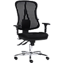 Silla de oficina Topstar HEAD POINT, mecanismo sincronizado, sin reposabrazos, respaldo alto de malla 3D, asiento contorneado,