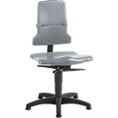 Silla de trabajo bimos SINTEC 2, contacto permanente con regulación de inclinación/profundidad del asiento, asiento ortopédico, sin reposabrazos, con deslizadores