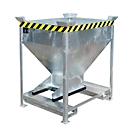 Silocontainer type SG-D 375, met insteekgaten voor hefwagen, gegalvaniseerd