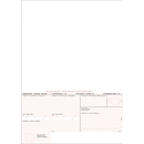 Simfacture Einzahlungsschein ES rot geboxt, 100 Blatt