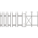 Sistema de estanterías R 3000, marco, Al 2278 x P 300 mm