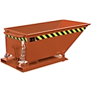 SKN 250 swarf tipper box, orange