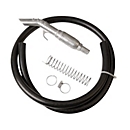 Slangset voor handpomp type K 10 C, elektrisch geleidend, DN 19 x 4, met afvoerventiel AV 20 en anti-knikveer, lengte 1,5 m