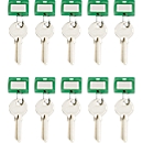 Sleutelhanger, 10 stuks, groen