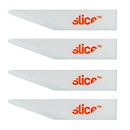 Slice keramische reservemesjes, mes met recht snijvlak, voor behangmessen, set van 4