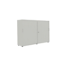 Sliding door wardrobe, W 1600 mm, 3 AA, silver