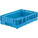 Small load carrier C-KLT 6414, polypropylene, W 600 x D 400 mm, up to 50 kg, light blue