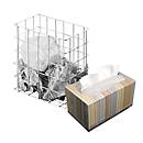 Small waste bin + FREE box of KLEENEX® Ultra Soft paper towels