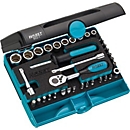 Socket wrench set 853-1 36-pcs.1/4 inch SW 5,5-14mm Z.20 hexagonal