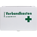 SÖHNGEN® bedrijfsverbanddoos KIEL, plaatstaal, wit, met vulling conform DIN 13157