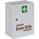 Soehngen kleuterschool EHBO kast, voor kinderen tot 6 jaar, DIN 13157, afsluitbaar, L 302 x B 140 x H 362 mm, wit