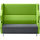 Sofa deux places avec dossier haut acoustique lounge FORUM