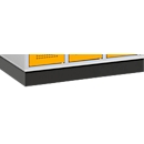 Sokkel, zwart, 930 mm breed