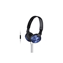 Sony MDR-ZX310APL - Kopfhörer mit Mikrofon - ohrumschließend - kabelgebunden - 3,5 mm Stecker - Blau