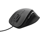 Souris USB hama MC-500, filaire, pour droitiers, 6 boutons et molette de défilement, 800-1600 dpi, noir