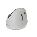 Souris verticale Right Hand White Bluetooth Evoluent4, souris 5 touches, molette de défilement, sans fil
