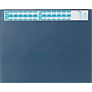 Sous-main avec calendrier, bleu