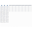 Sous-main bleu, 30 feuilles