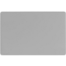 Sous-main Durable - en film plastique - 650 x 520 mm - sans plaque transparente -  gris