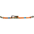 Spanband met ratel, 50 mm, 2-delig, met karabijnhaak, 8 m